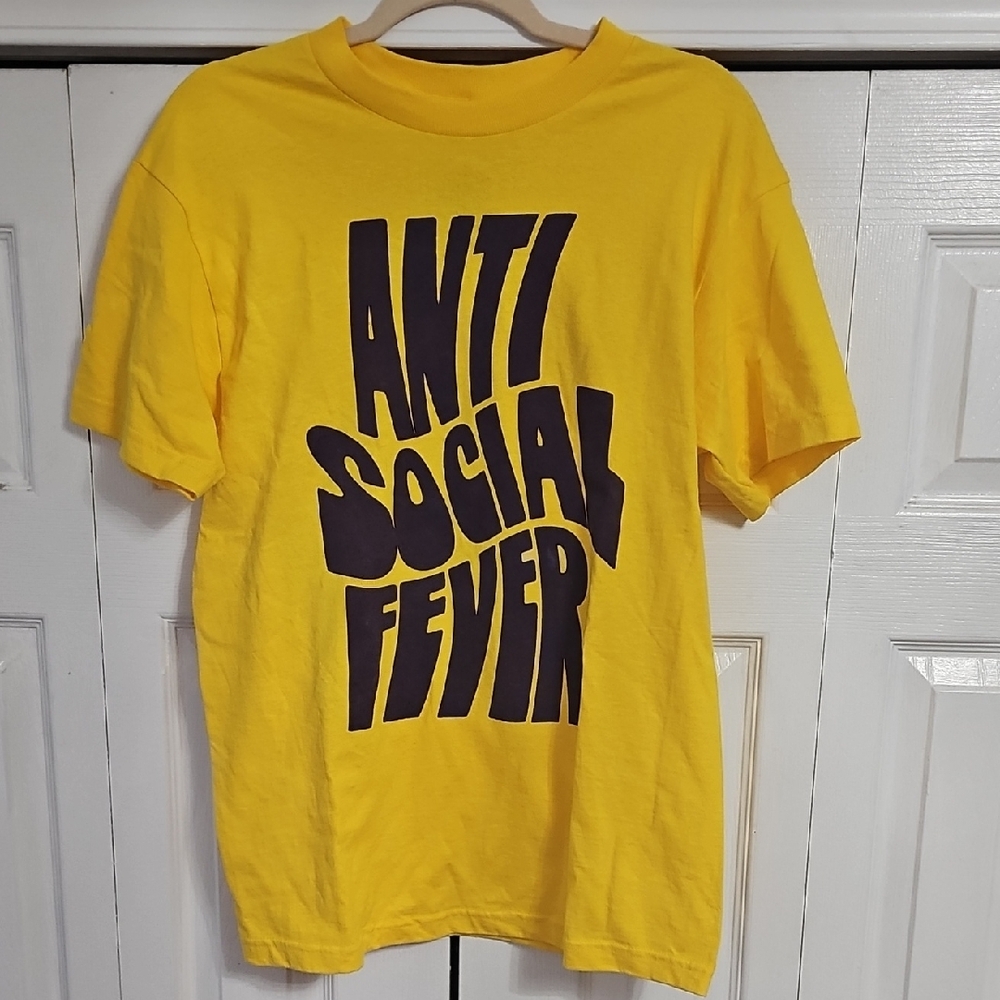 Yellow Graphic T-Shirt with Bold Text